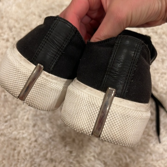 ALEXANDER MCQUEEN Canvas Sneakers leather tongue size 38 (women’s 8) - Picture 6 of 10